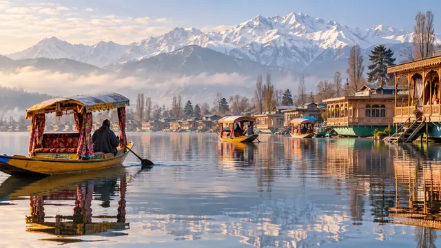 Kashmir with houseboat stay